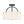 Thehouselights-2-Light Linen Drum Flush Mount Ceiling-Ceiling Light-Black-
