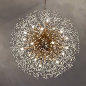 Thehouselights - 20 - Light Oversized Large Luxury Sputnik Firework Chandelier - Chandelier - Brass - 