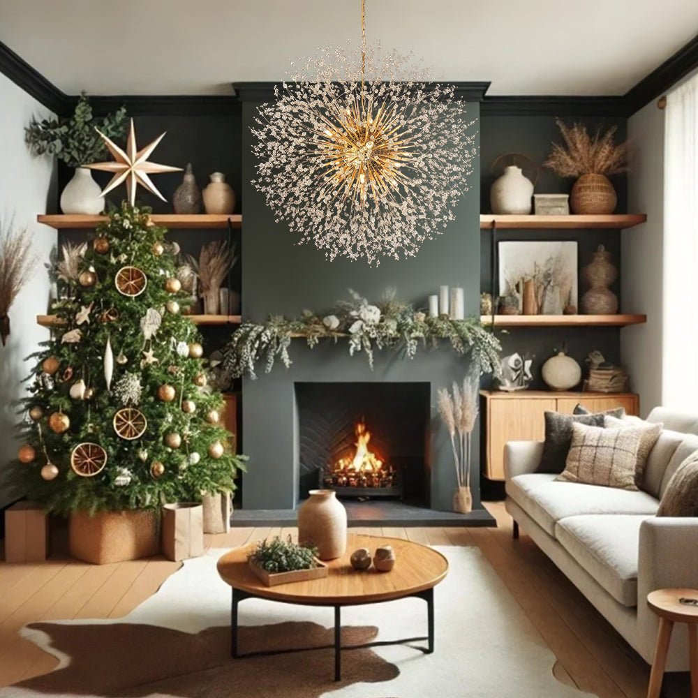 Thehouselights - 20 - Light Oversized Large Luxury Sputnik Firework Chandelier - Chandelier - Chrome - 