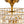Thehouselights - 3 - Light Brass Crystal Crystal Glass Flush Mount Chandelier - Ceiling Light - Brass - 