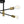 Thehouselights - 4 - Light Minimalist Sputnik Semi Flush Light - Chandelier - Black+Brass - 