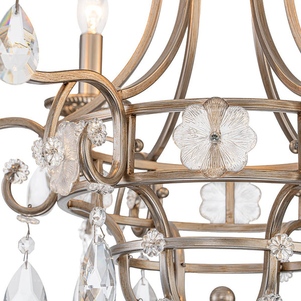 Thehouselights - 6 - Light European Brass Crystal Chandelier - Chandelier - 6 - Light - 