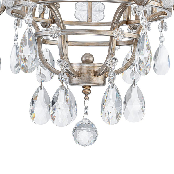 Thehouselights - 6 - Light European Brass Crystal Chandelier - Chandelier - 6 - Light - 