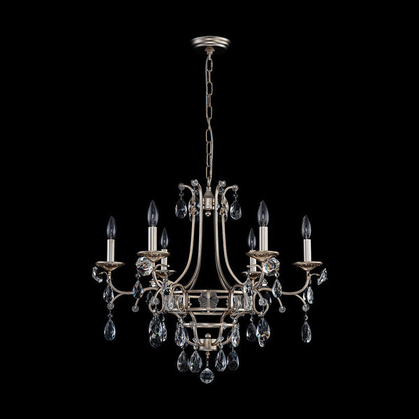 Thehouselights - 6 - Light European Brass Crystal Chandelier - Chandelier - 6 - Light - 