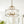 Thehouselights - 6 - Light Modern Glass Brass Drum Chandelier - Chandelier - Brass - 