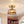Thehouselights-Amber Textured Glass Drum Semi Flush Mount-Ceiling Light-1-Light-