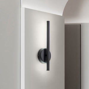 Thehouselights-Black LED Armed Wall Sconce-Wall Lights-Black-