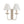 Thehouselights-Cottage Fabric Cone Shade Wall Sconce-Wall Lights-2-Light-