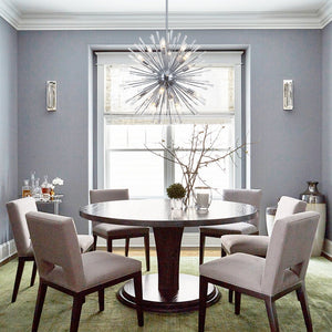 Thehouselights - Dandelion Starburst Dimmable Sputnik Chandelier - Chandelier - Chrome - 16 - Light