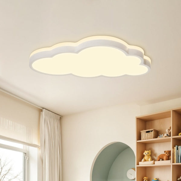 Thehouselights-Dimmable Cloud LED Flush Mount Light-Flush Mount-White-