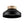 Thehouselights-Dome Shade Drum Semi Flush Mount-Ceiling Light-Black-