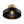 Thehouselights-Dome Shade Drum Semi Flush Mount-Ceiling Light-Black-