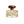 Thehouselights-Drum Crystal Glass LED Semi Flush Mount-Ceiling Light-Walnut-