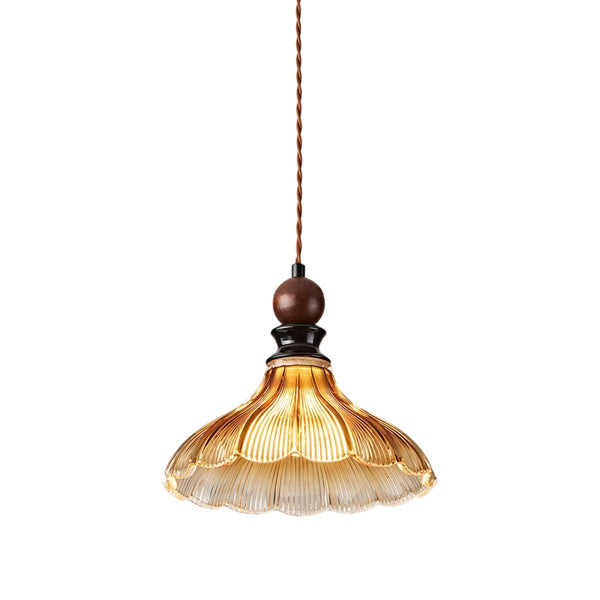 Thehouselights-French Striped Glass Pendant Lighting-Pendant-1-Light-