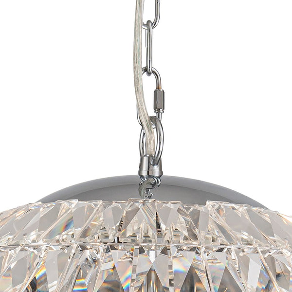 Thehouselights - Glam Modern Crystal Orb Chandelier - Chandelier - Chrome - 