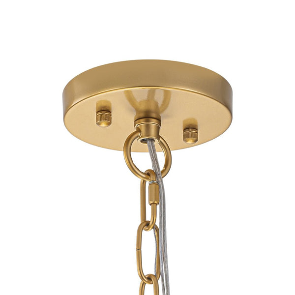 Thehouselights - Glass Crystal Teardrop Tiered Chandelier - Chandelier - 9 - Light - 