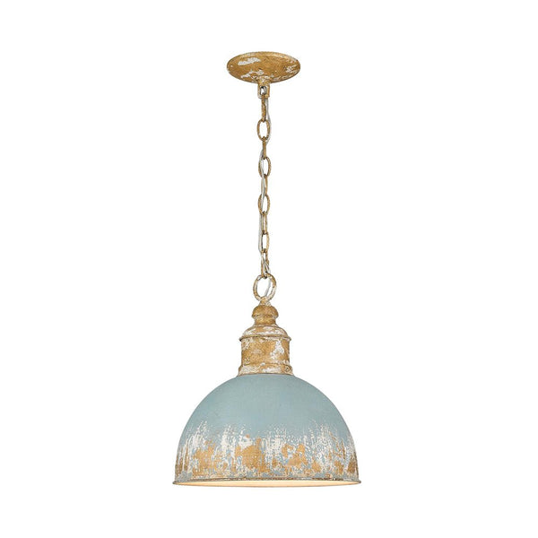 Thehouselights - Handcrafted Blue Dome Pendant Lighting - Pendant - Blue - 