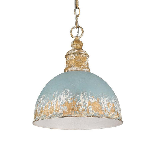 Thehouselights - Handcrafted Blue Dome Pendant Lighting - Pendant - Blue - 