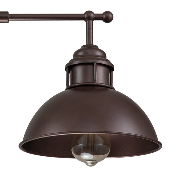 Thehouselights - Industrial 3 - Light Bar Dome Pendant Light - Pendant - Antiqued Silver - 