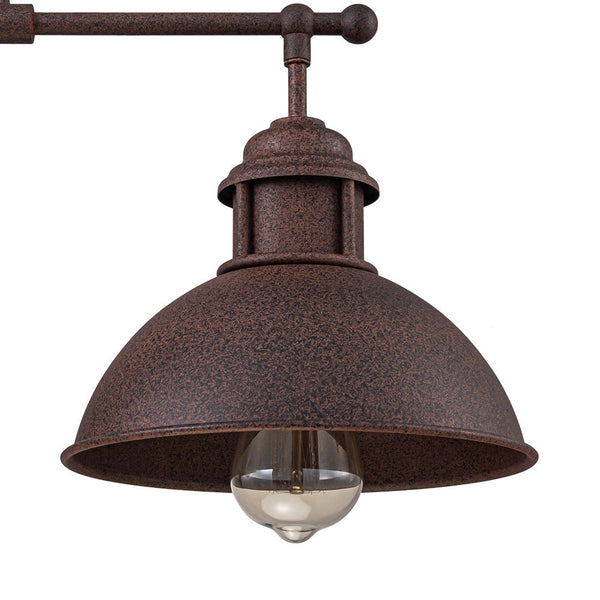 Thehouselights - Industrial 3 - Light Bar Dome Pendant Light - Pendant - Rusty Bronze - 