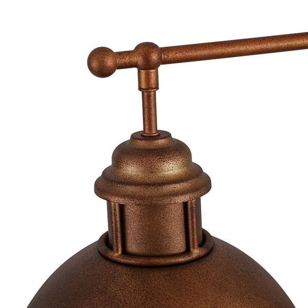 Thehouselights - Industrial 3 - Light Bar Dome Pendant Light - Pendant - Rusty Bronze - 