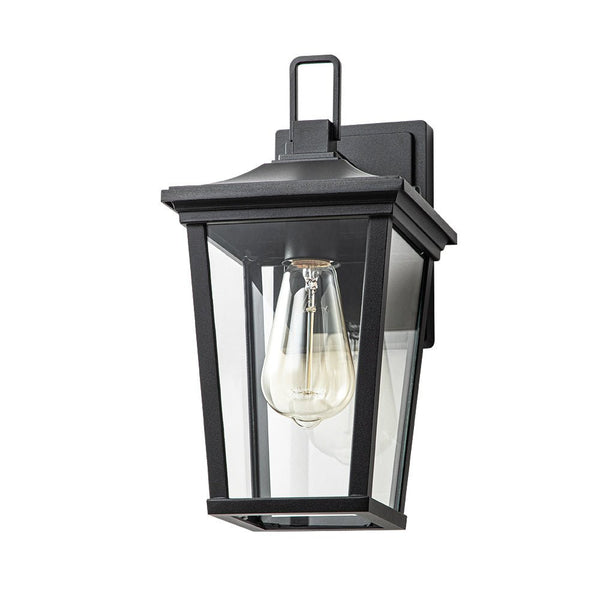 Thehouselights-IP20 Clear Glass Lantern Outdoor Wall Sconce-Wall Lights-1 Pack-