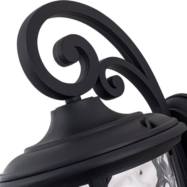 Thehouselights - IP23 Glass Lantern Outdoor Wall Sconce - Wall Lights - 1 Pack - 