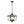 Thehouselights - Lantern Geometric Crystal Chandelier - Chandelier - Black - 