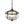Thehouselights - Lantern Geometric Crystal Chandelier - Chandelier - Black - 