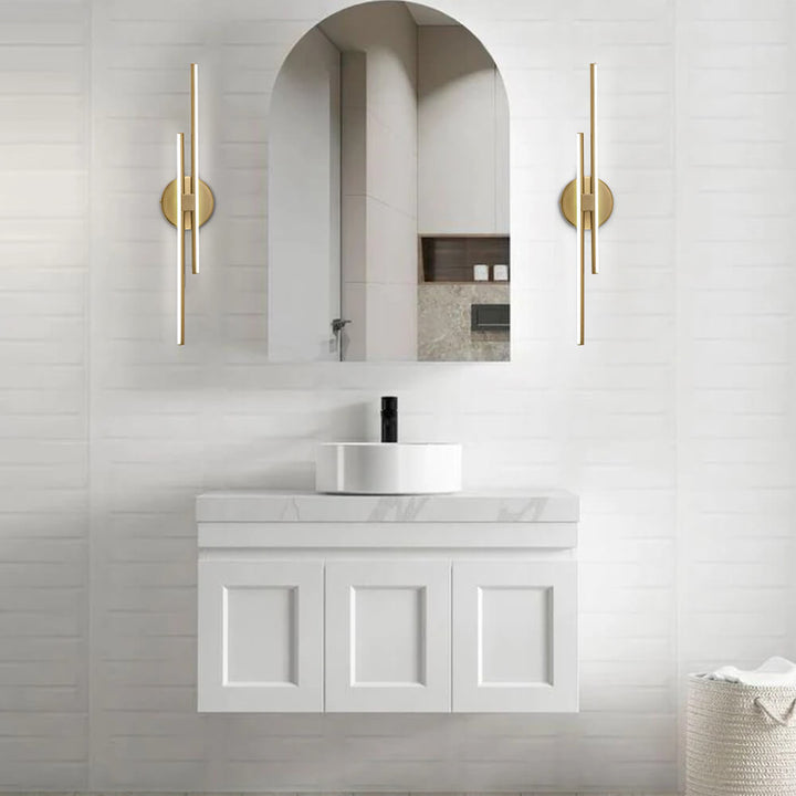Linear Sconce Linear LED Wall Sconce Bathroom Vanity Light | Thehouselights, Bathroom ...