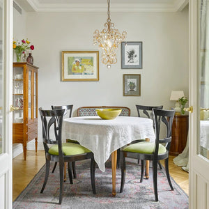 Thehouselights - Mid - century European Brass Crystal Chandelier - Chandelier - Brass - 