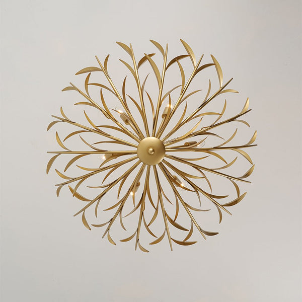 Thehouselights - Modern Brass Branching Basin Chandelier - Chandelier - 6 - Light - 