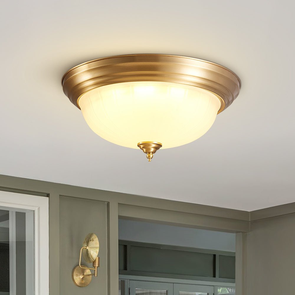 Modern LED Bowl Flush Mount | Ceiling light for low ceilings | LED ...