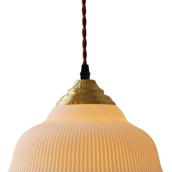 Thehouselights-Nordic 1-Light White Ceramic Pendant Light-Pendant-1-Light-