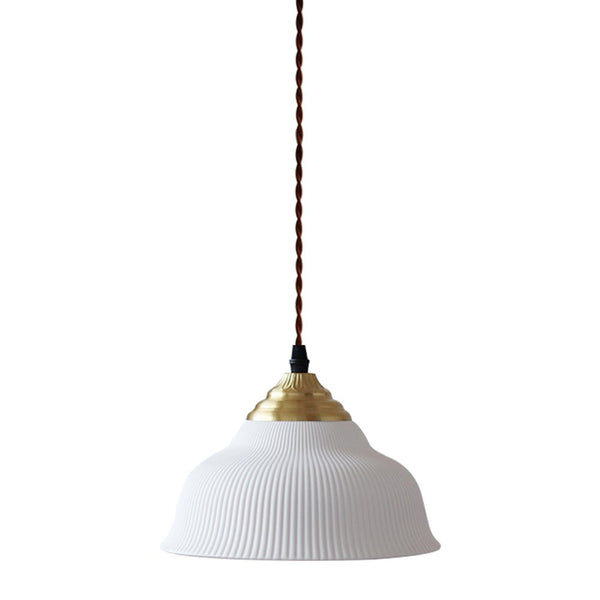 Thehouselights-Nordic 1-Light White Ceramic Pendant Light-Pendant-1-Light-