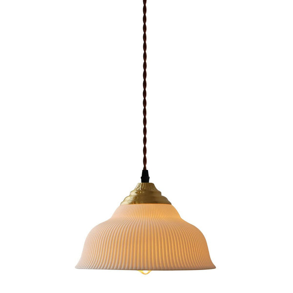 Thehouselights-Nordic 1-Light White Ceramic Pendant Light-Pendant-1-Light-