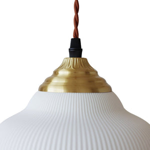 Thehouselights-Nordic 1-Light White Ceramic Pendant Light-Pendant-1-Light-