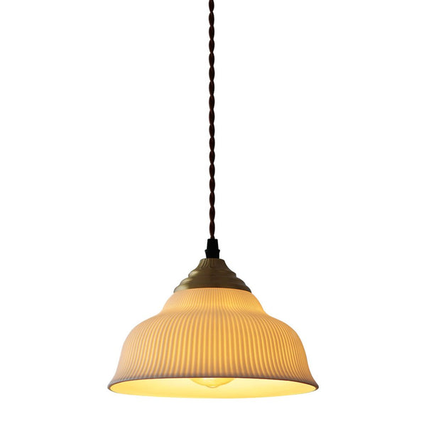 Thehouselights-Nordic 1-Light White Ceramic Pendant Light-Pendant-1-Light-