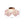 Thehouselights-Pink Floral Glass LED Semi Flush Mount-Ceiling Light-1-Light-