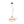 Thehouselights-Pink Floral Glass Pendant Lighting-Pendant-1-Light-