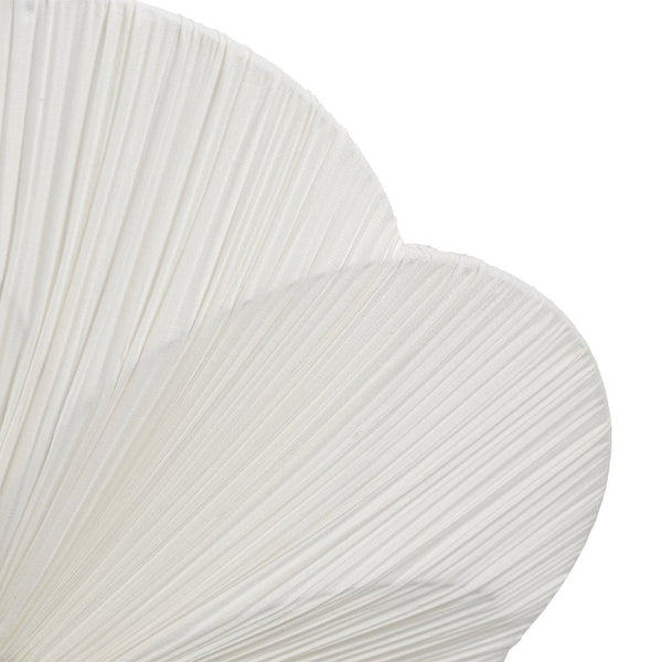 Thehouselights-Pleated Fabric Shade Flower Semi Flush Mount-Ceiling Light-3-Light-