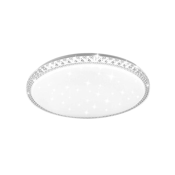 Thehouselights - Shining Crystal - inspired Glass Chandelier Flush Mount Ceiling - Ceiling Light - 50 cm. - 