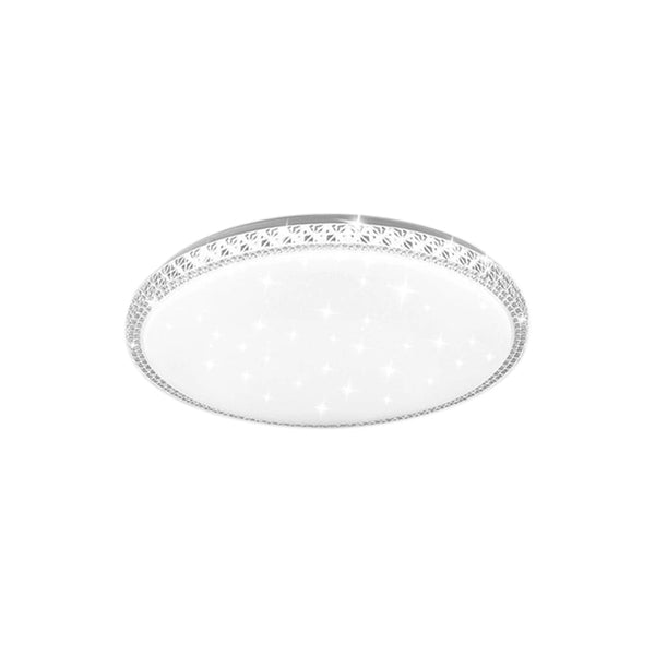 Thehouselights - Shining Crystal - inspired Glass Chandelier Flush Mount Ceiling - Ceiling Light - 50 cm. - 