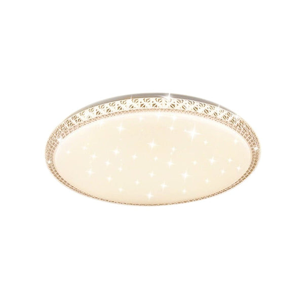 Thehouselights - Shining Crystal - inspired Glass Chandelier Flush Mount Ceiling - Ceiling Light - 50 cm. - 