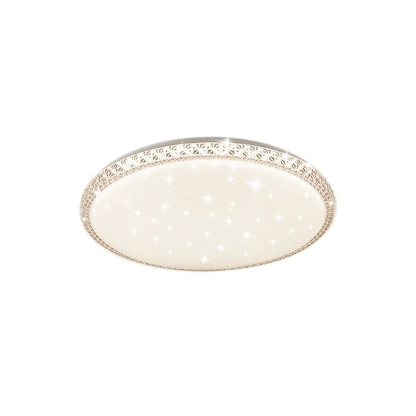 Thehouselights - Shining Crystal - inspired Glass Chandelier Flush Mount Ceiling - Ceiling Light - 50 cm. - 