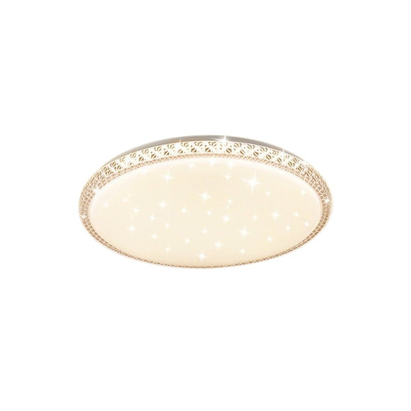 Thehouselights - Shining Crystal - inspired Glass Chandelier Flush Mount Ceiling - Ceiling Light - 50 cm. - 