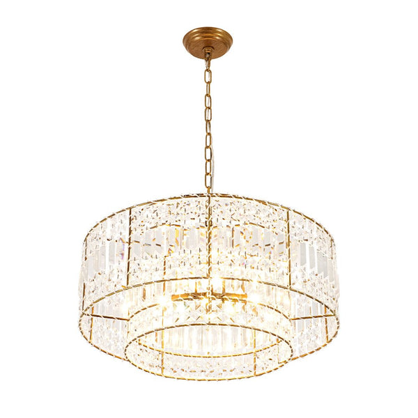 Thehouselights - Two - Tier Crystal Chandelier - Chandelier - 5 - Light - 