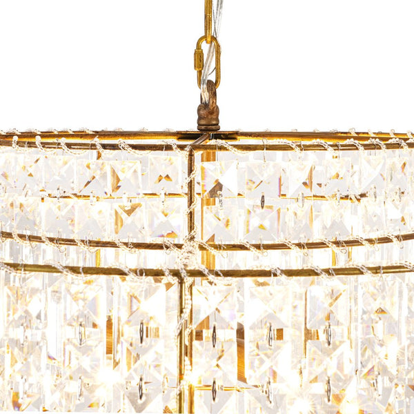 Thehouselights - Two - Tier Crystal Chandelier - Chandelier - 5 - Light - 
