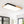 Thehouselights - Wooden Rectangle Dimmable LED Flush Mount Ceiling Light - Flush Mount - Black - 