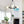 Load image into Gallery viewer, Milk Glass Globes Black Bubble Chandelier
